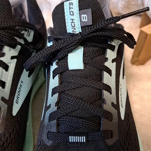 Brooks Launch GTS 8 Black Blue Running Shoes Sneaker Women’s Size 8.5 - Picture 7 of 16